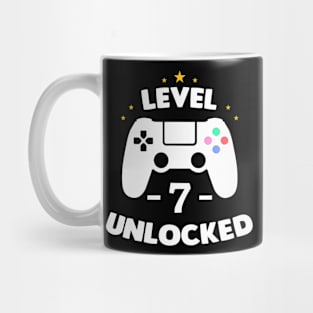 Level 7 Unlocked Gamer Seventh Birthday Mug